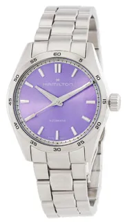 Hamilton Jazzmaster H36105170 34mm Stainless steel Purple