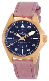 Hamilton Khaki Aviation H76245840 Stainless steel Blue