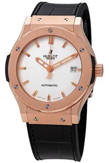 Hublot Classic Fusion 511.PX.2610.LR 45mm 18kt Rose Gold Opalin