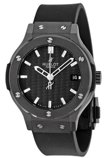 Hublot Classic Fusion 561.CM.1770.RX 38mm Polished and Satin-finish Black Ceramic Black