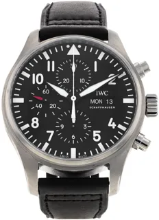 IWC Pilot IW377709 Stainless steel Black