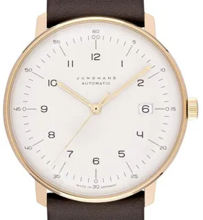 Junghans max bill 27/7806.02 38mm Rose gold Silver