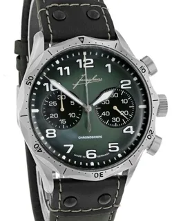 Junghans Meister Pilot 27349200 43.3mm Stainless steel Green