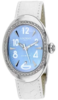 Locman Nuovo 020MOPSKD/WH 45mm Stainless steel Blue