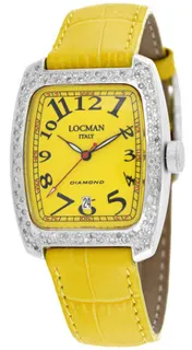 Locman Classic 488YL2D/YL 28mm Aluminium Yellow