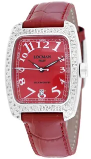 Locman Classic 487RD2D/RD Aluminium Red