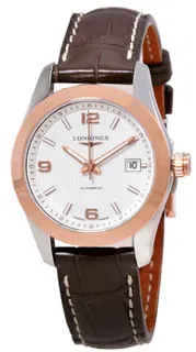 Longines Conquest Classic L2.285.5.76.3 29mm Stainless steel and Red gold White