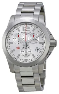 Longines Conquest L3.700.4.76.6 41mm Stainless steel Silver