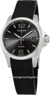 Longines Conquest L3.716.4.56.9 41mm Stainless steel Black