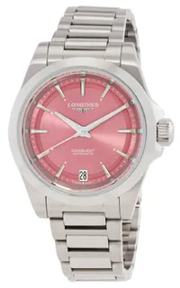 Longines Conquest L3.430.4.99.6 34mm Stainless steel Pink