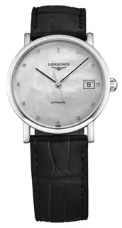 Longines Elegant L4.809.4.87.2 34mm Stainless steel White