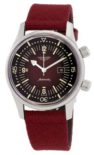 Longines Heritage L3.374.4.40.2 36mm Stainless steel Bordeaux