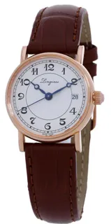 Longines Heritage L4.267.8.73.2 26mm Rose gold Silver