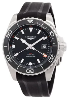 Longines HydroConquest L3.890.4.56.9 Stainless steel Black