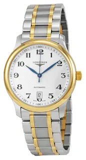 Longines Master Collection L2.628.5.78.7 Yellow gold and Stainless steel White