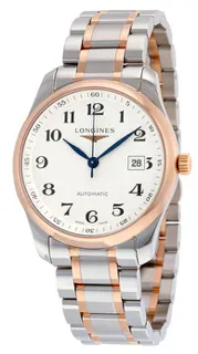 Longines Master Collection L2.793.5.79.7 Rose gold and Stainless steel Silver