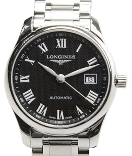 Longines Master Collection L22574516 Stainless steel Black