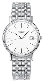 Longines Présence L4.790.4.12.6 38mm Stainless steel White