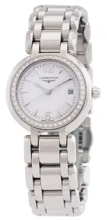 Longines PrimaLuna L8.110.0.16.6 26mm Stainless steel White