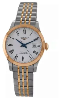 Longines Record L2.321.5.11.7 30mm Stainless steel White