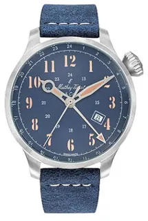 Mathey-Tissot GMT 293 H123AN 44mm Stainless steel Blue