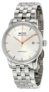 Mido Baroncelli II M86004101 38mm Stainless steel Silver