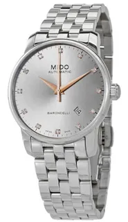 Mido Baroncelli M8600.4.67.1 38mm Stainless steel Gray