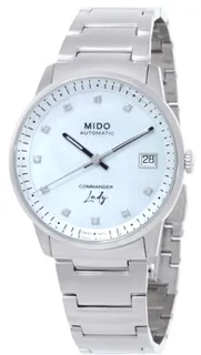 Mido Commander M021.207.11.106.00 35mm Stainless steel White