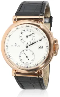 Milus Zetios Regulator ZET-ZP01 42mm 18kt Rose Gold Silver