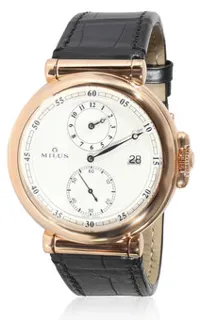 Milus Zetios ZET-ZP01 42mm 18kt Rose Gold Silver