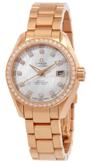 Omega Aqua Terra 231.55.30.20.55.001 Red gold White