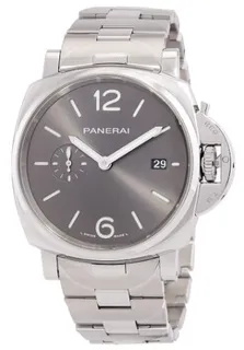 Panerai Luminor Due PAM01387 42mm Stainless steel Silver