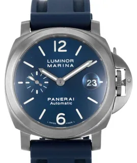 Panerai Luminor PAM00282 40mm Titanium Blue