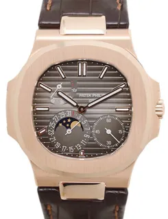 Patek Philippe Nautilus 6006G 18kt Rose Gold Black