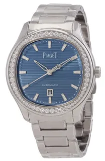 Piaget Polo Date G0A47027 36mm Stainless steel Blue