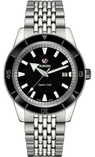 Rado Captain Cook R32505158 42mm Ceramic and Stainless steel Black