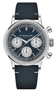 Raymond Weil Millesime 7765-STC-50651 39mm Stainless steel Midnight Blue