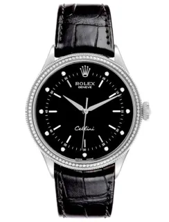 Rolex Cellini 50609 39mm White gold Black