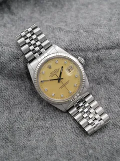 Rolex Datejust 16014 Stainless steel and 18k white gold Yellow