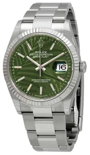 Rolex Datejust 126234GNSPLMO Stainless steel Green (Palm Motif)