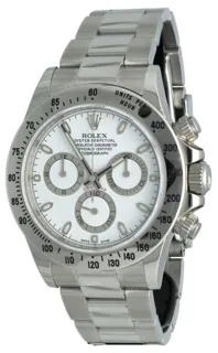 Rolex Daytona 116520 ( (1988-2015)) 40mm Stainless steel White