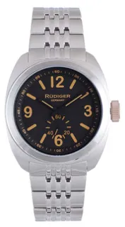 Rüdiger Siegen R5001-04-007.13 44mm Stainless steel Black