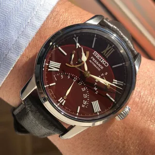 Seiko Presage SPB395J1 40mm Stainless steel Burgundy