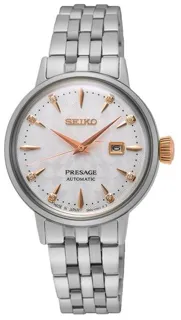 Seiko Presage SRE009J1 28mm Stainless steel White