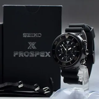 Seiko Prospex V175-0EB0 45mm Stainless steel Black