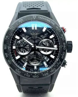 TAG Heuer Carrera CBG2A91.FT6173 Carbon fiber and Stainless steel Skeleton