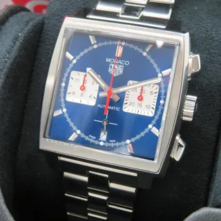 TAG Heuer Monaco CBL2111.BA0644 39mm Stainless steel Blue