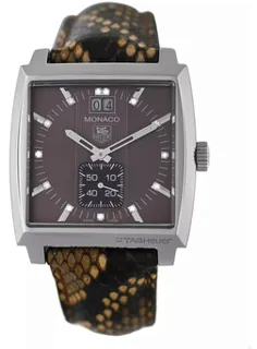 TAG Heuer Monaco WAW1315 37mm Stainless steel Brown