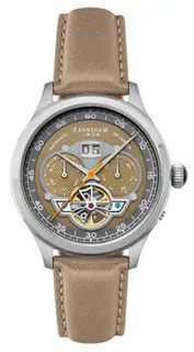 Thomas Earnshaw Baron Grand Date Calendar Open Heart ES-8187-06 43mm Stainless steel Gray