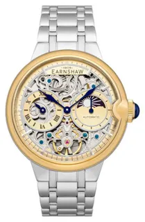 Thomas Earnshaw Barallier Sun Moon Dual Time ES-8242-44 Stainless steel Golden